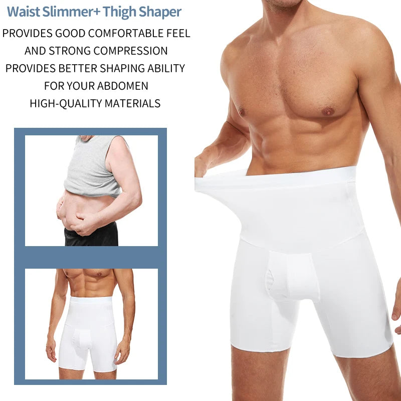 Men Body Shaper, Tummy Control, Compression, Shorts,