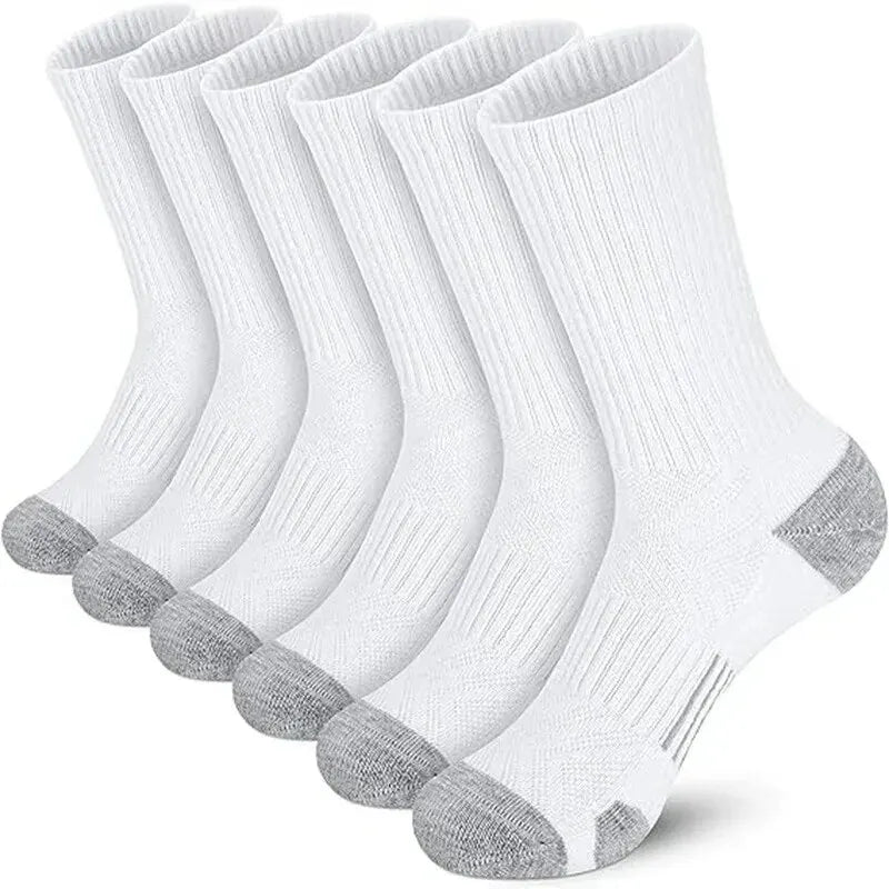 6/12 Pairs Men's Outdoor Gym Socks Football