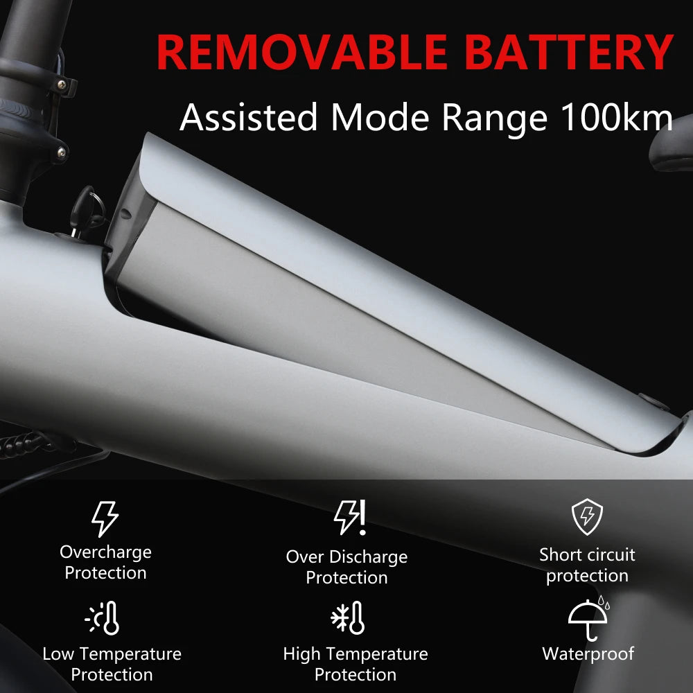 Q3 Mountain Electric bicycle, 2000W, Adult, 48V 20AH,  City bike