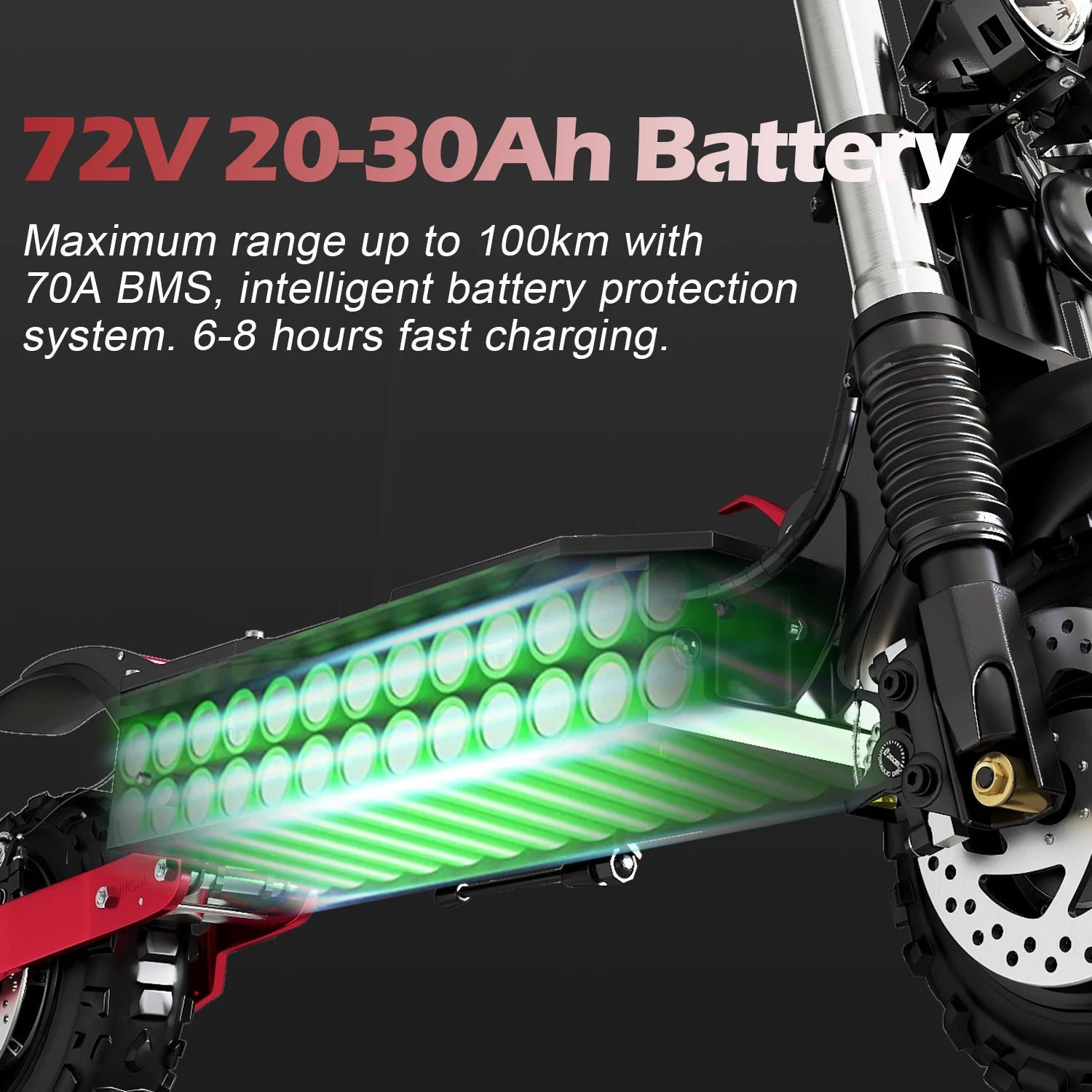 [8 models]10/11 Inch 48V-72V 1000W-6000W Electric Scooter 50-85km/h, Kick, Foldable Adult