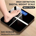 Multi-Function Body Fat & Weight Bathroom Scale, 390lbs.