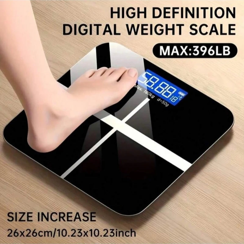 Multi-Function Body Fat & Weight Bathroom Scale, 390lbs.