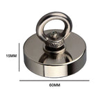 120KG/220KG /300KG/400KG/500KG, Magnet Large Neodymium N52 Magnets Magnet Strong Fishing