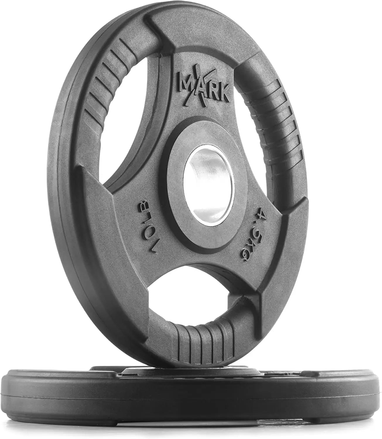 Rubber Coated Exercise Weights for Barbell, Set of Weight Plates,