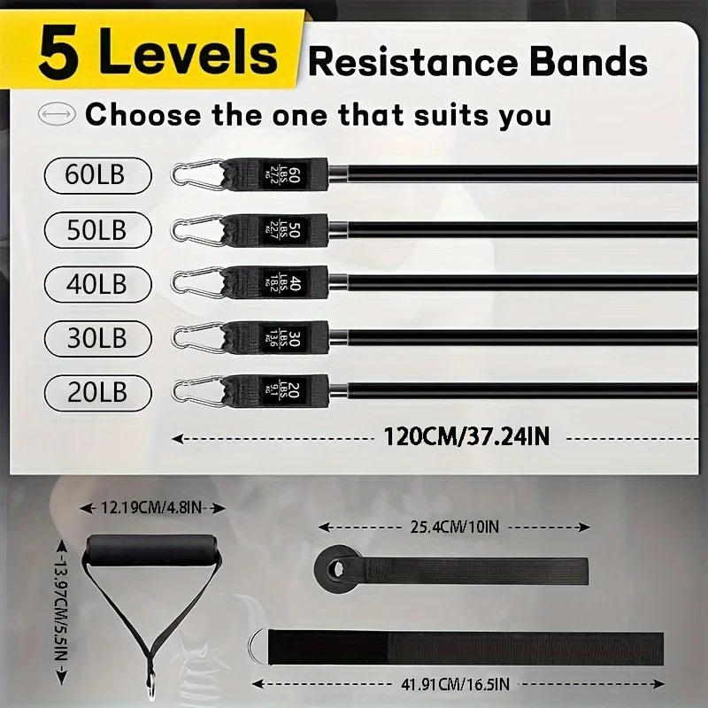Resistance Bands, Door Anchor, Legs Ankle Straps