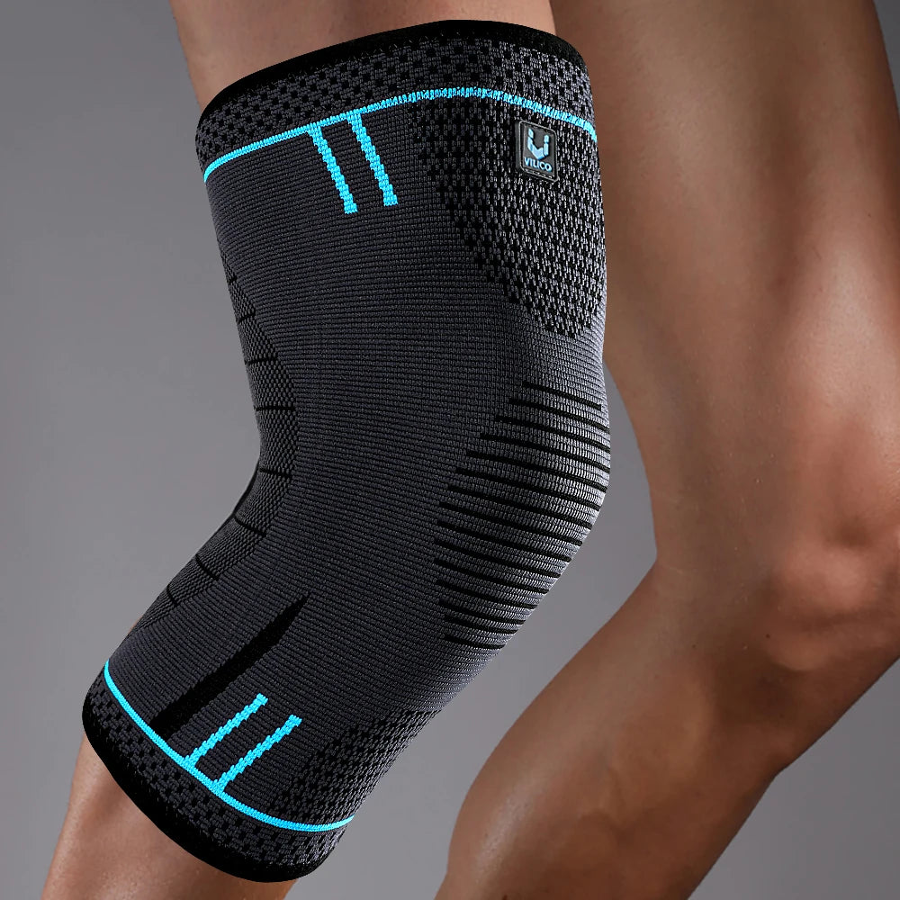 Compression knee support sleeve, elastic, breathable, basketball
