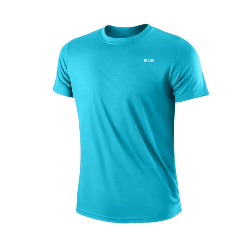 Mens Quick Dry Running Bodybuilding Shirts Sport
