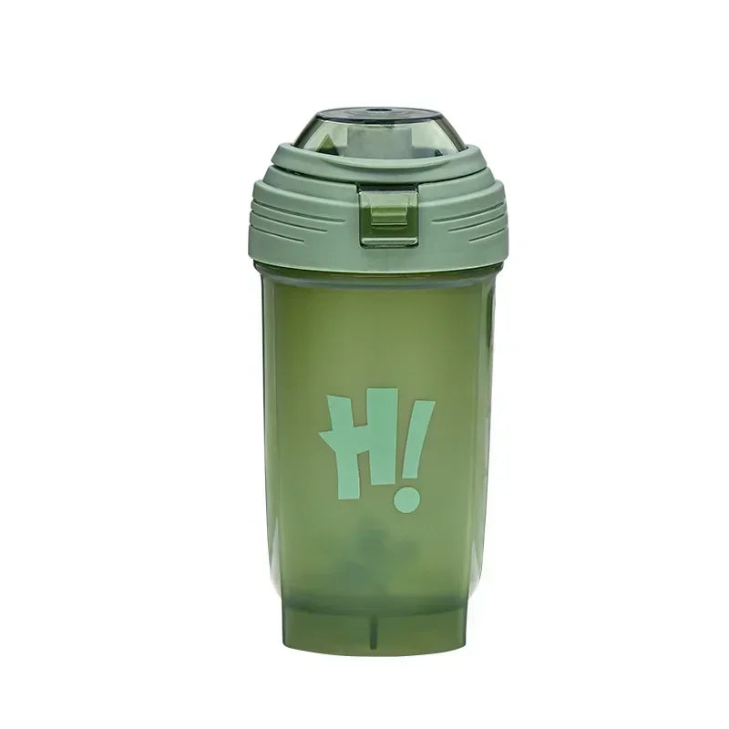 500ml Portable Protein Powder Shaker Bottle Leak Proof