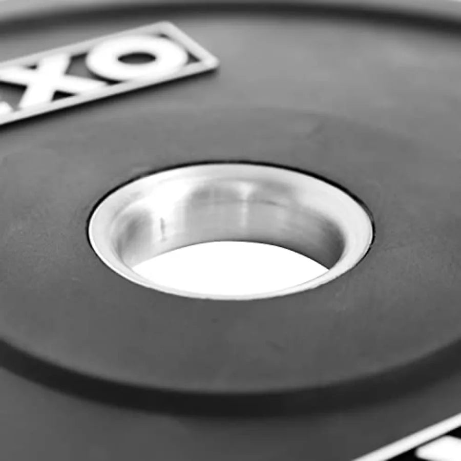 60LB Rubber Bumper Plate Set -2x15LB 2x10LB 2x5LB  Training Weight Plates