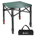 Folding Camping Square Table, Carry Bag, Aluminum
