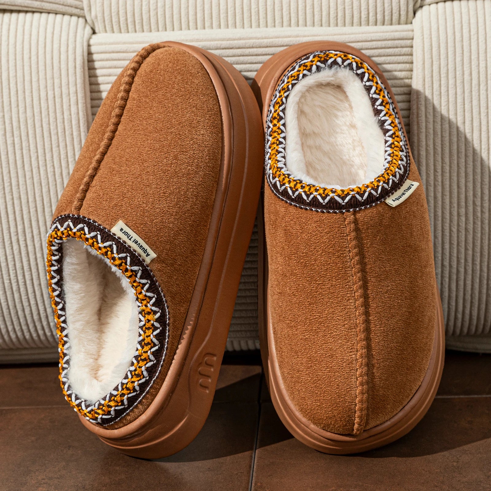Winter, Unisex Slippers Fashion Fuzzy House shoes
