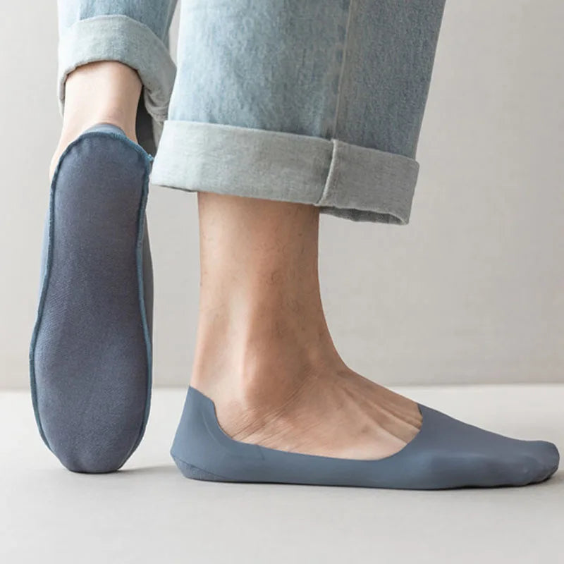 5 pairs Men's Socks Cotton Breathable Ultra-thin