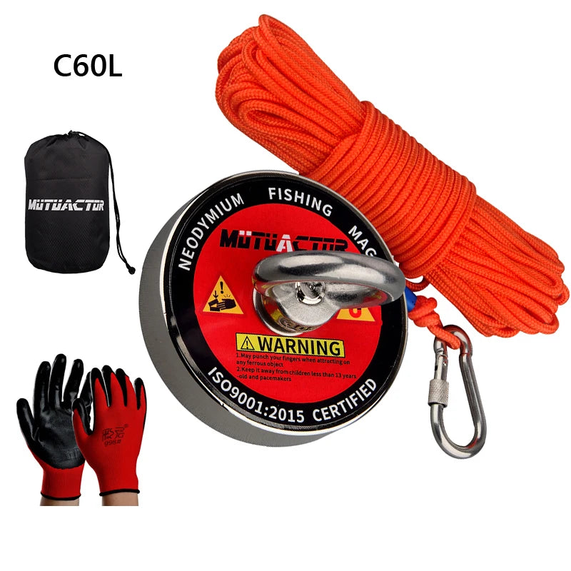 120KG/220KG /300KG/400KG/500KG, Magnet Large Neodymium N52 Magnets Magnet Strong Fishing