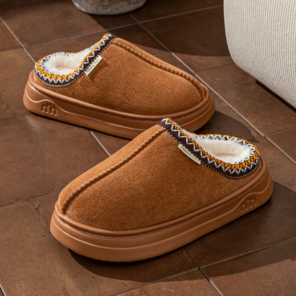 Winter, Unisex Slippers Fashion Fuzzy House shoes