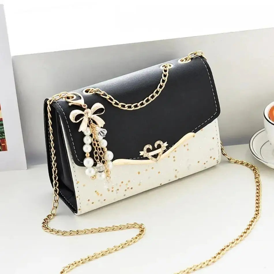 Ladies Leather Handbag Tassel Women