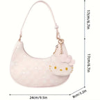2026 Pink Cute Hello Kitty Armpit, Shoulder Bag