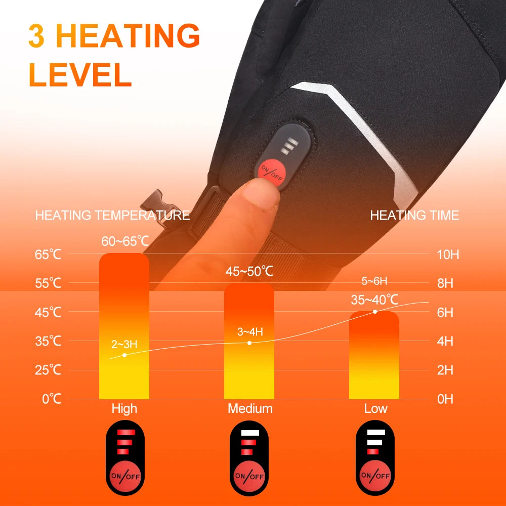 Waterproof, Snowboard, Cycling, Motorcycle, Bicycle, Skiing Gloves