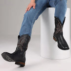 Dora Tasia 12.5 Square Toe Neutral Cowboy Boots
