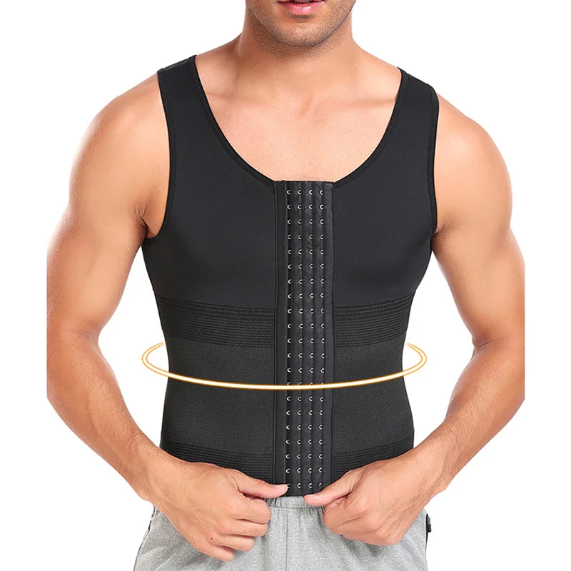 Men Compression Tank Top, Waist Trainer, Vest