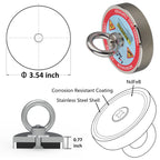 120KG/220KG /300KG/400KG/500KG, Magnet Large Neodymium N52 Magnets Magnet Strong Fishing