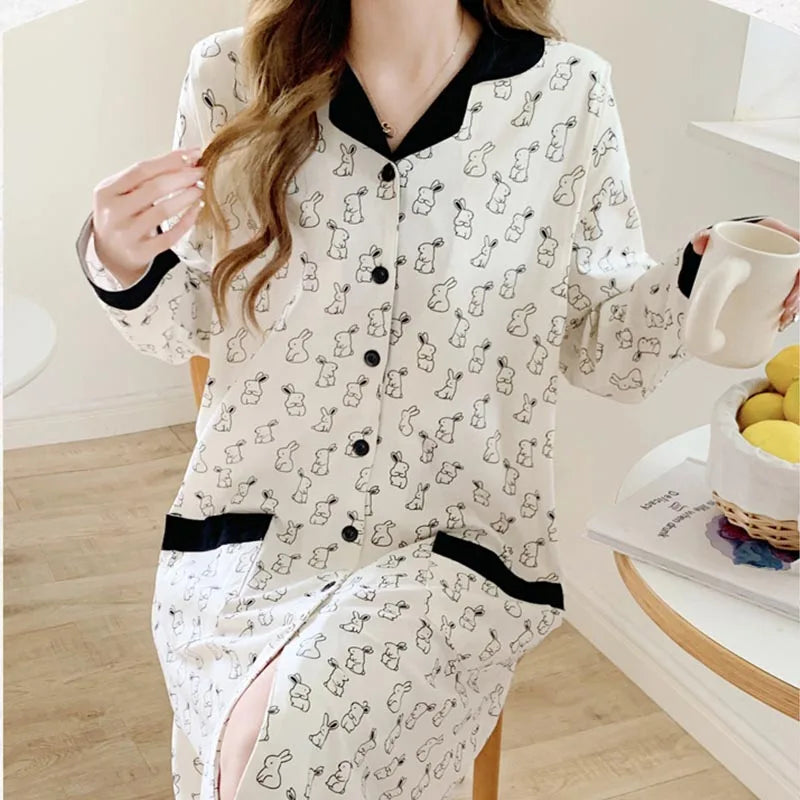 Pregnant Women's Clothing, Nightgown, Loose, Cute