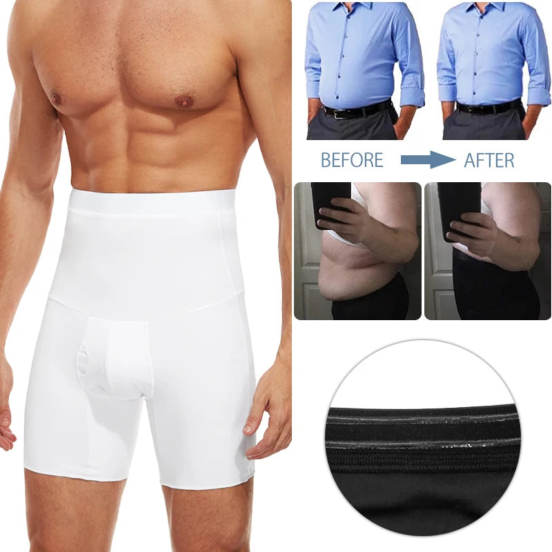 Men Body Shaper, Tummy Control, Compression, Shorts,
