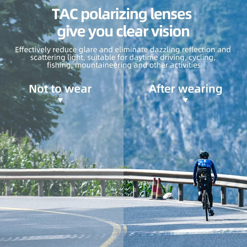 UV400, Cycling Eyewear, Fishing, Hiking, Outdoor Sunglasses Polarized