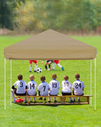 10x10 FT Pop Up Canopy Tent, Adjustable, 4 Sandbags, Carry Bag