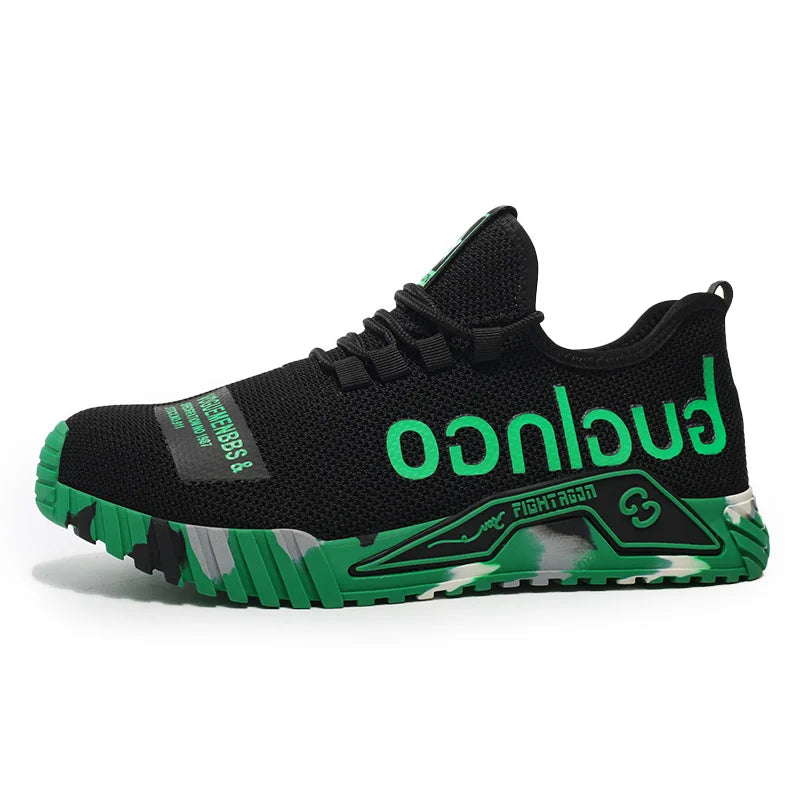Soft-soled comfortable, anti-puncture safety shoes