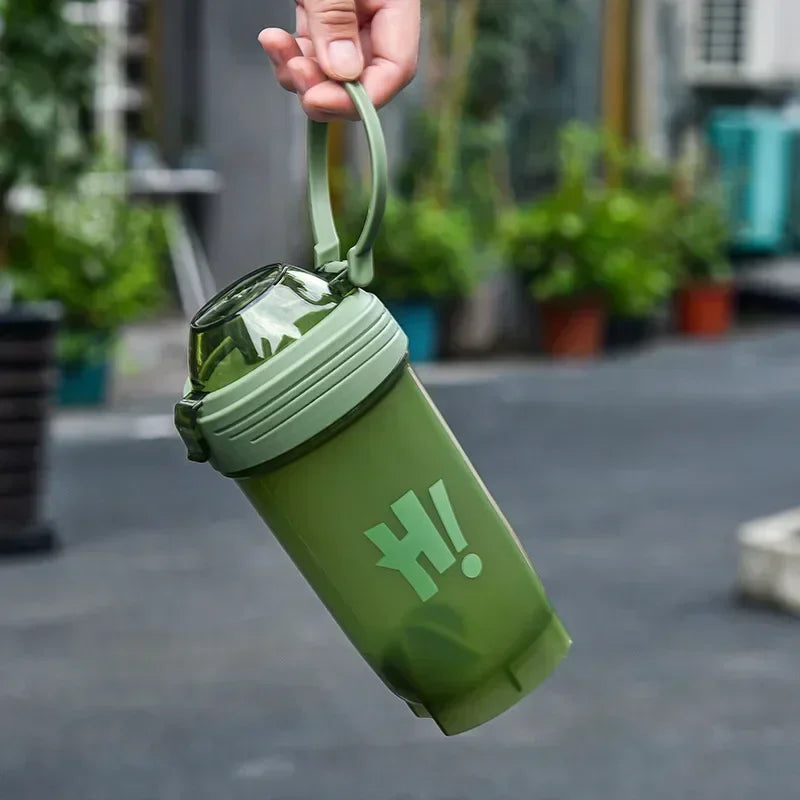 500ml Portable Protein Powder Shaker Bottle Leak Proof