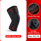 Compression knee support sleeve, elastic, breathable, basketball