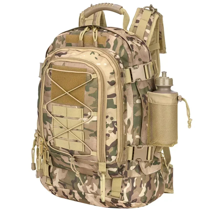 Extra Large 60L Backpack, Water Resistant Hiking, Travel