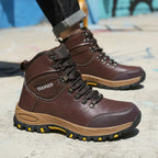 Waterproof Leather Men Safety Boots Military Boots