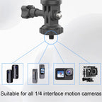 360 Rotating Motorcycle Bike Camera Holder, for Insta360 DJI Camera