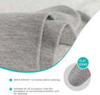 Men's Breathable Viscose Bamboo Quarter Socks 5 Pairs