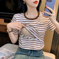 Maternity Clothes, Women Breastfeeding Tops, Short Sleeve