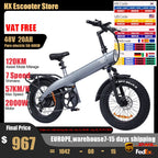 2000W Electric Bike, 48V Removable Battery, 115Nm E bike 20*4.0 Inch Tire