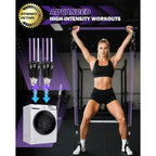 Pilates Bar, Resistance Bands, Unisex, Stainless Steel