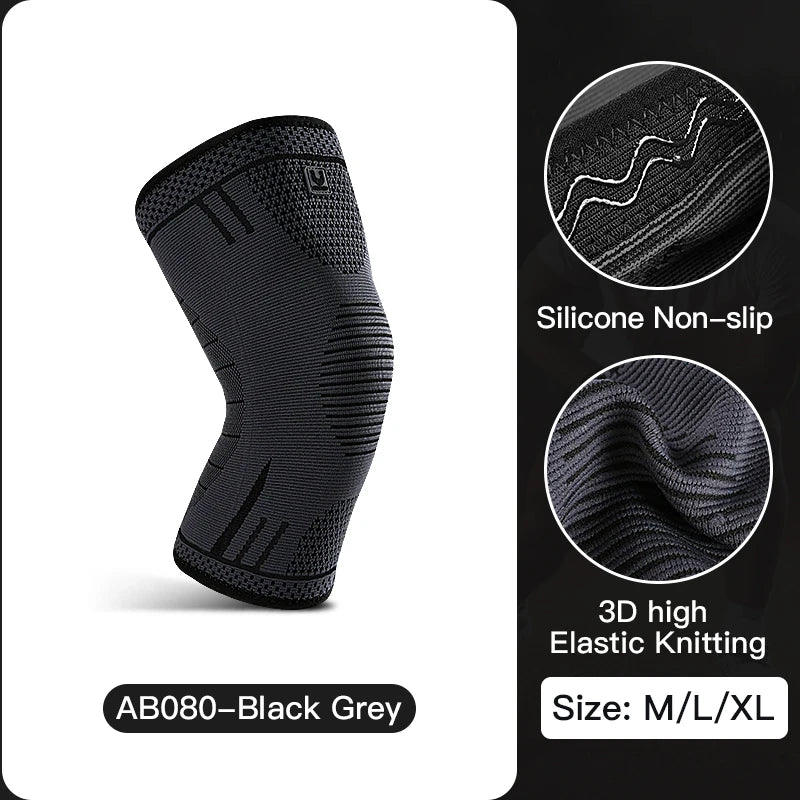 Compression knee support sleeve, elastic, breathable, basketball