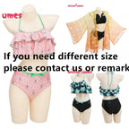 Cosplay, Swimsuit, Lace Up Bathing Suit, Cover Up