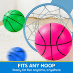 6 PCS Mini Basketballs, 5 inches, Ball Basketball Hoop, Rubber
