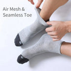 6 Pack Men's Athletic Ankle Socks Sports Running