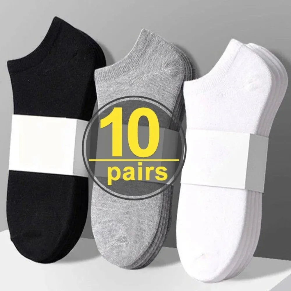 10 Pairs Invisible No Show Socks Low Cut