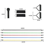 Resistance Bands Set Bodybuilding Home Gym Equipment