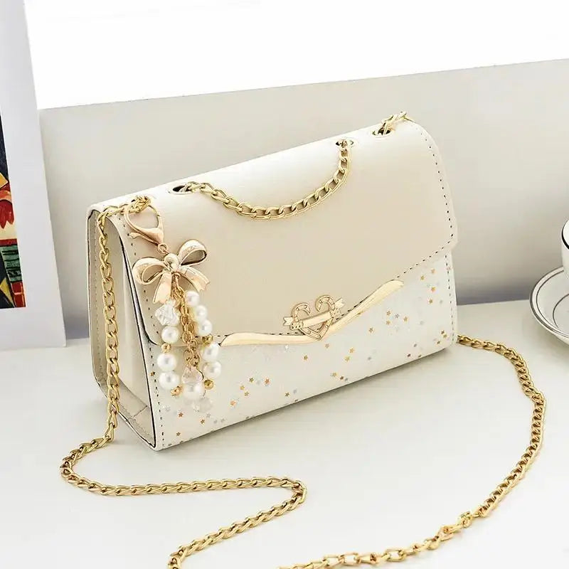 Ladies Leather Handbag Tassel Women