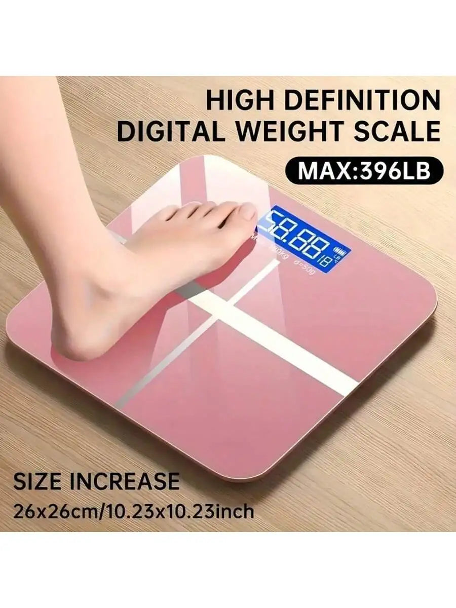 Multi-Function Body Fat & Weight Bathroom Scale, 390lbs.