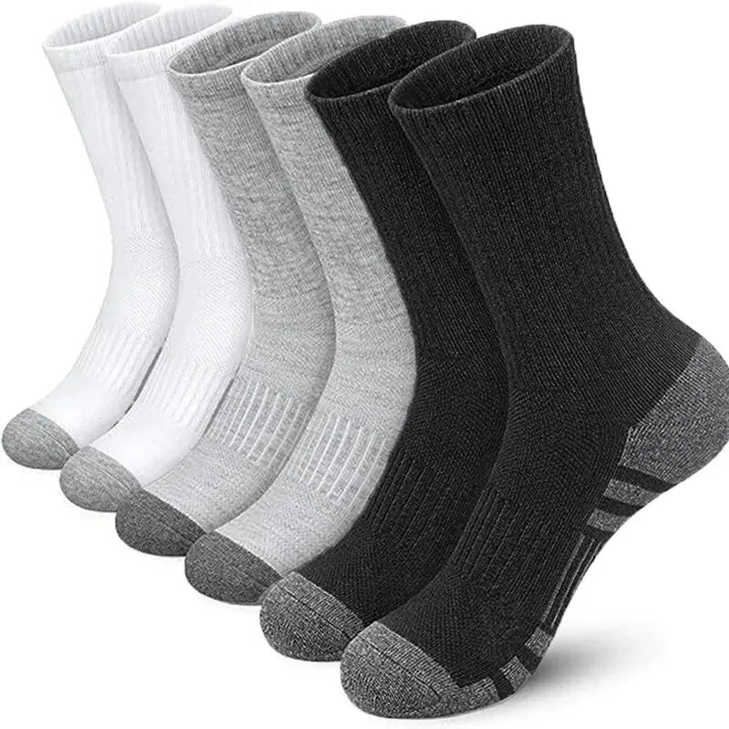 6/12 Pairs Men's Outdoor Gym Socks Football