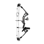 30-55 lbs Compound Bow, Adjustable Draw Weight and Length, with 3-Pin Sight, 12 Arrows, Complete Arch Set for Adults, Right Hand
