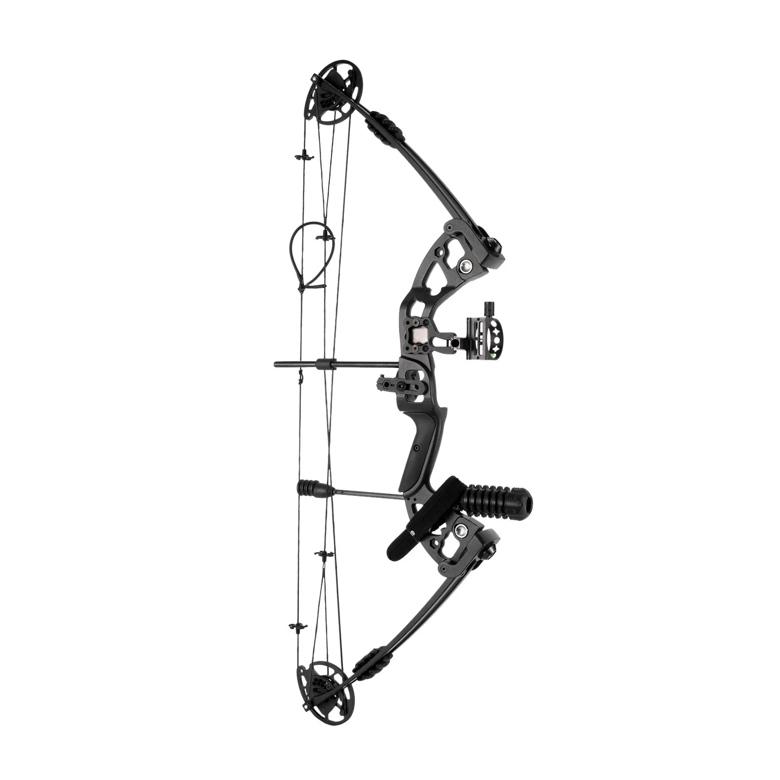 30-55 lbs Compound Bow, Adjustable Draw Weight and Length, with 3-Pin Sight, 12 Arrows, Complete Arch Set for Adults, Right Hand