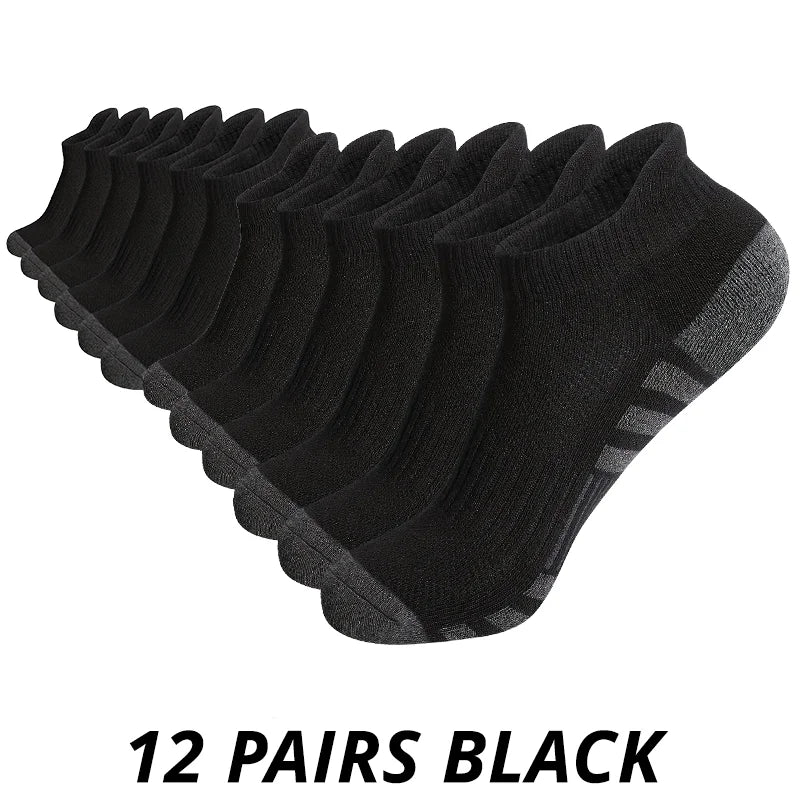 6/12 Pairs Men's Outdoor Gym Socks Football